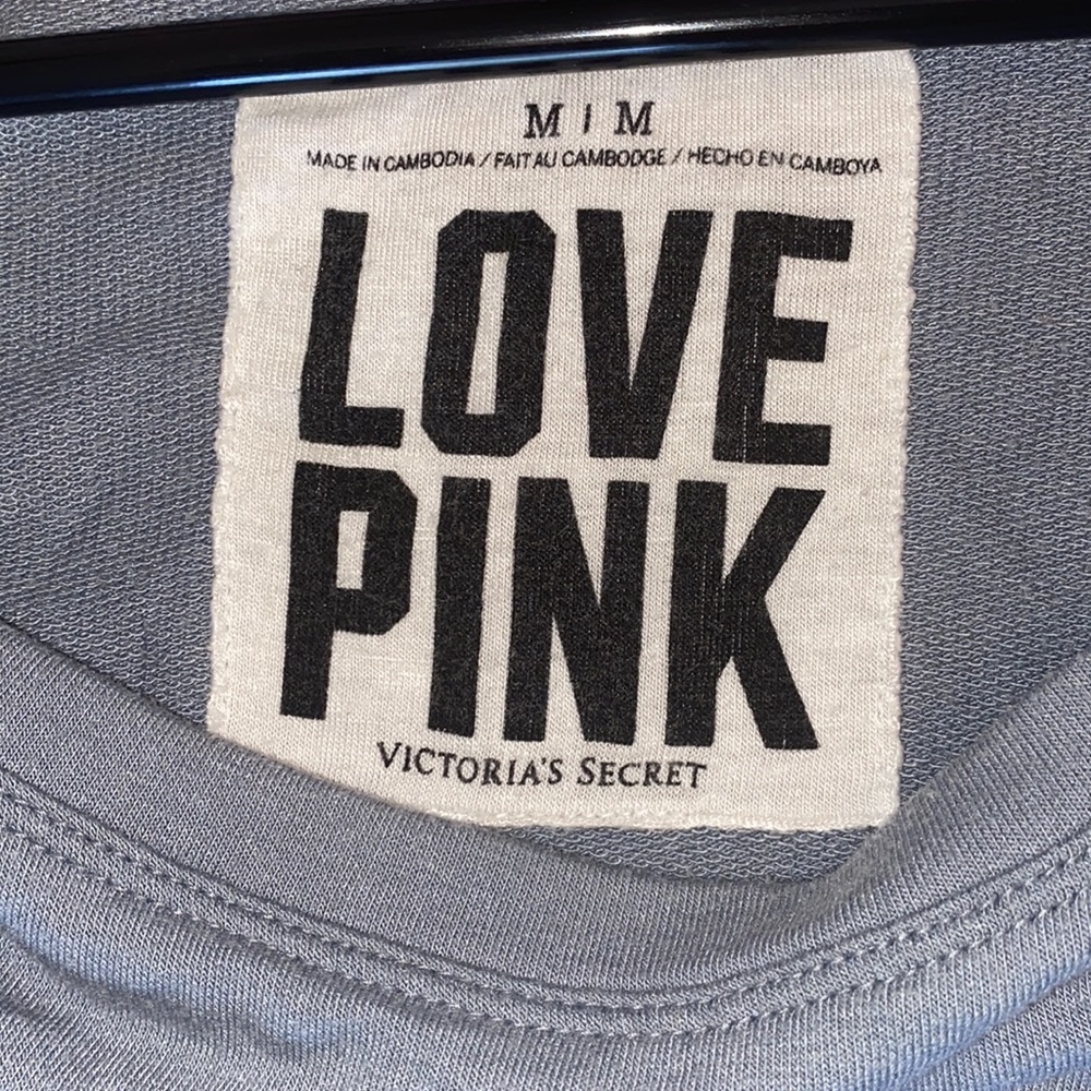 Victoria’s Secret Pink long sleeve off the shoulder top - Picture 4 of 6